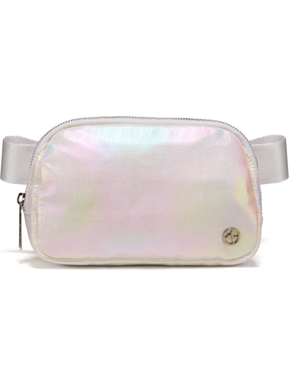 Women's Iridescent 1L Fanny Pack Belt Bag Crossbody Adjustable Strap For Travel